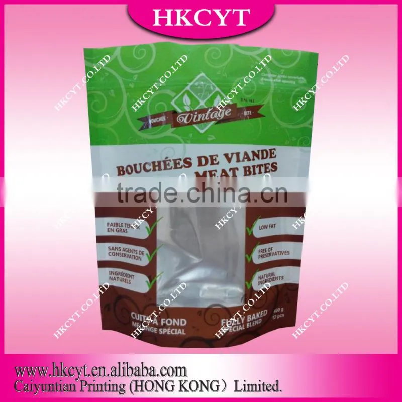 Reclosable Chia Seeds Stand Up Zipper Bag / Reclosable Stand Up Food Bag