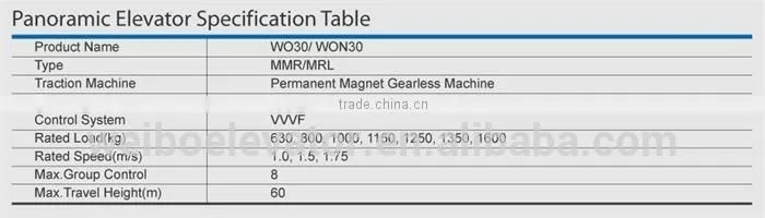 High-end designed observation elevator wholesale