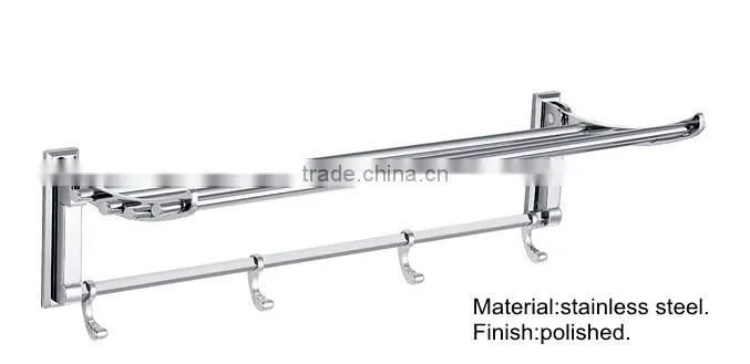 satin towel shelf