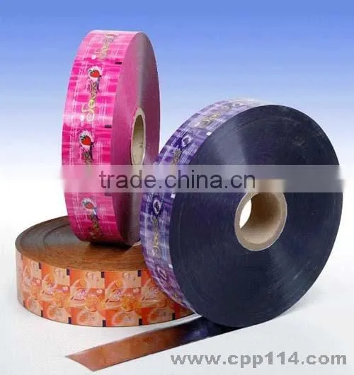 Top Quality !! Heat resistant Plastic Packaging Metalized Film manufacturer for food packaging with gravure printing