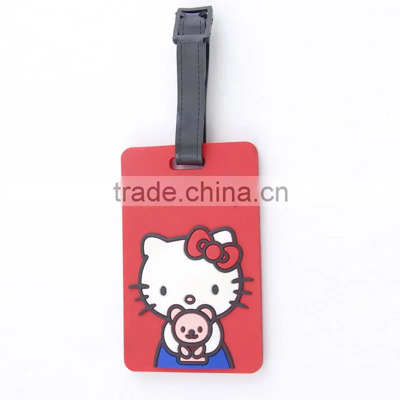 eco-friendly PVC luggage tag comply with US standards
