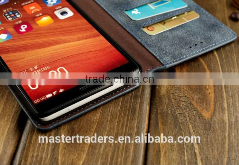 Top Quality Golden Phoenix Genuine Leather Case For Redmi note MT-2644