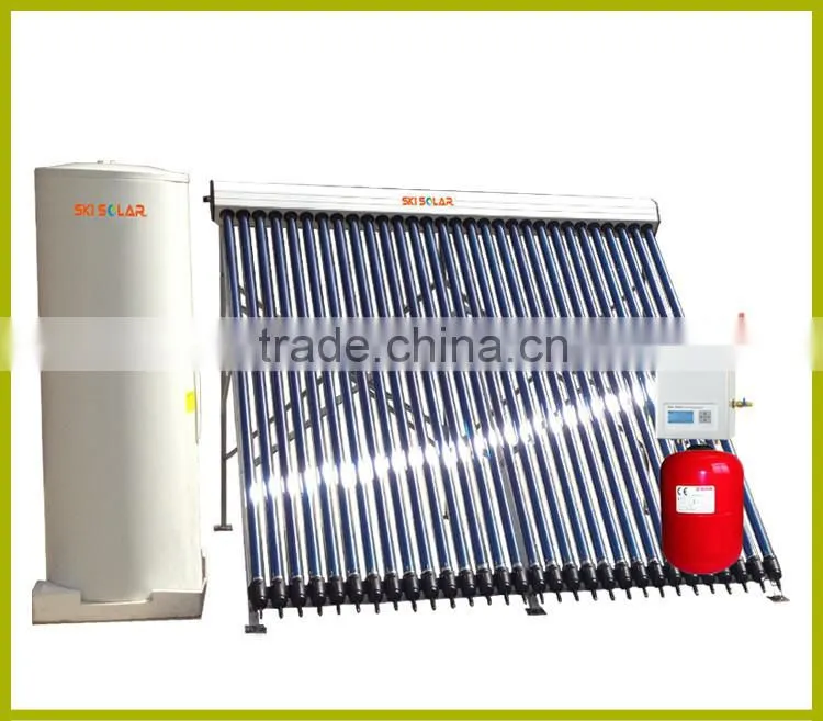 solar working station split pressurized solar system solar water heater
