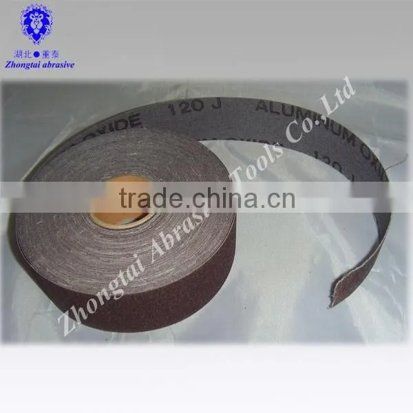 1.5"x50 yards narrow soft abrasive cloth roll used by hand