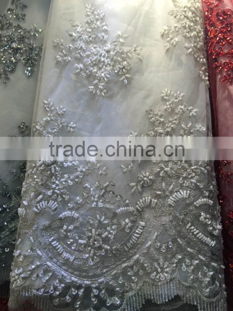 China suppliers supply african cord embroidery cotton lace fabric