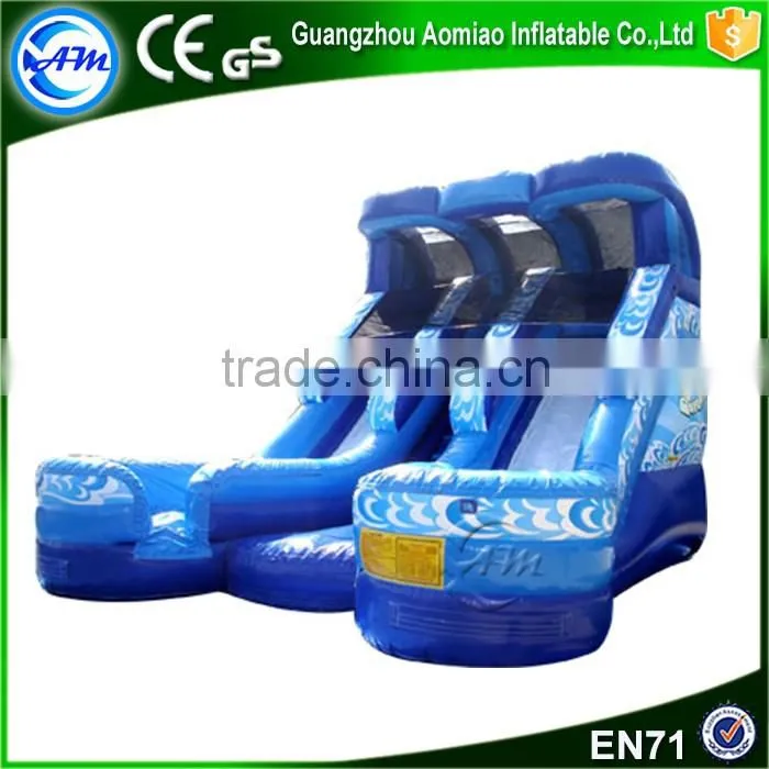 New design large double inflatable water slide,inflatable titanic slide bounce