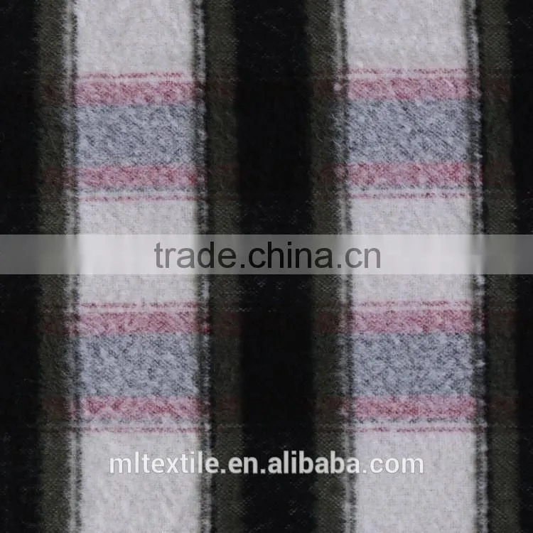wool fiber fabric textile/woolen cloth/wool coat fabric