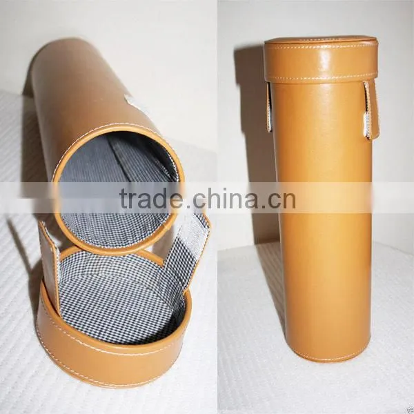 PU Leather Wine Bottle Carrier Holder wine box handmade