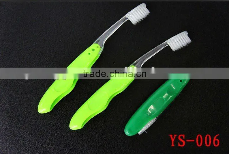2012 folding 5-star hotel toothbrush
