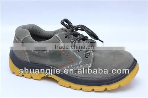 suede leather low cut series safety shoes China manufacture 9716