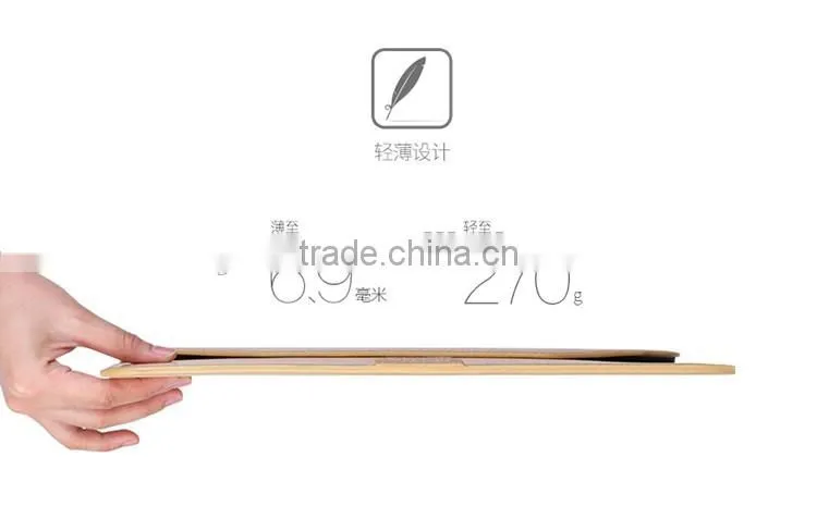for iPad Pro 12.9 leather Sleeve with kick Stand, Wallet Sleeve Case for Macbook 12 inch, Ultrathin Carrying Bag with Stand