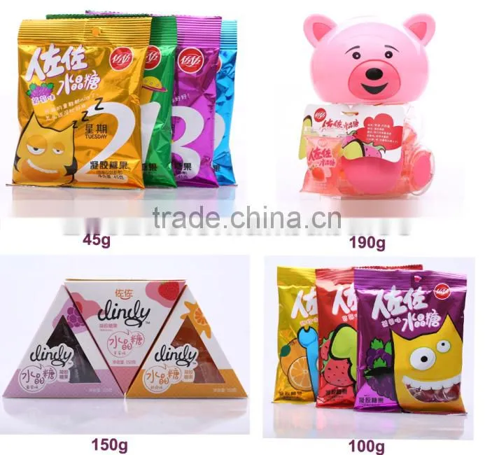 cheap bulk soft fruity jelly candy