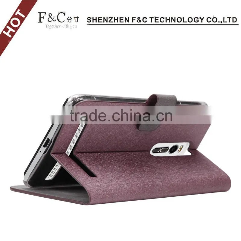 PU case for Asus ZenFone 2 ZE551ML new phone wallet cover with stand