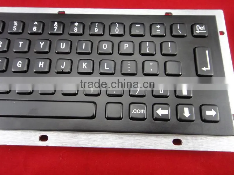 High quality black metal keyboard