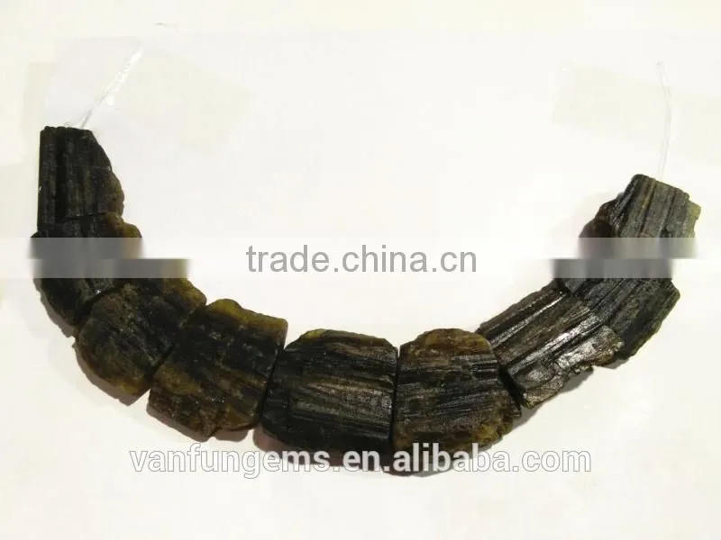 rough tourmaline nugget Peridot Tourmaline