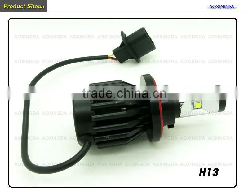 6000LM all in one LED headlight 2015 newest model 80W H13 Hi/Lo headlight bulb