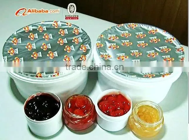 Canned fruits in plastic cups