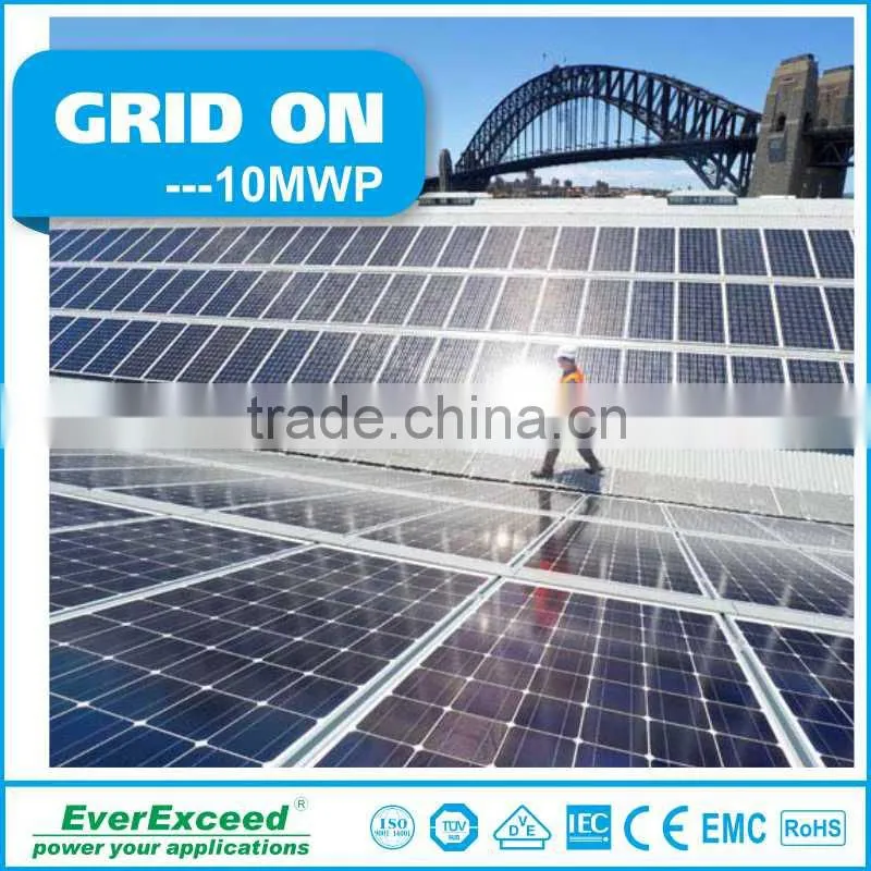 EverExceed 2016 best price high quality 20kw solar panel system with solar energy system