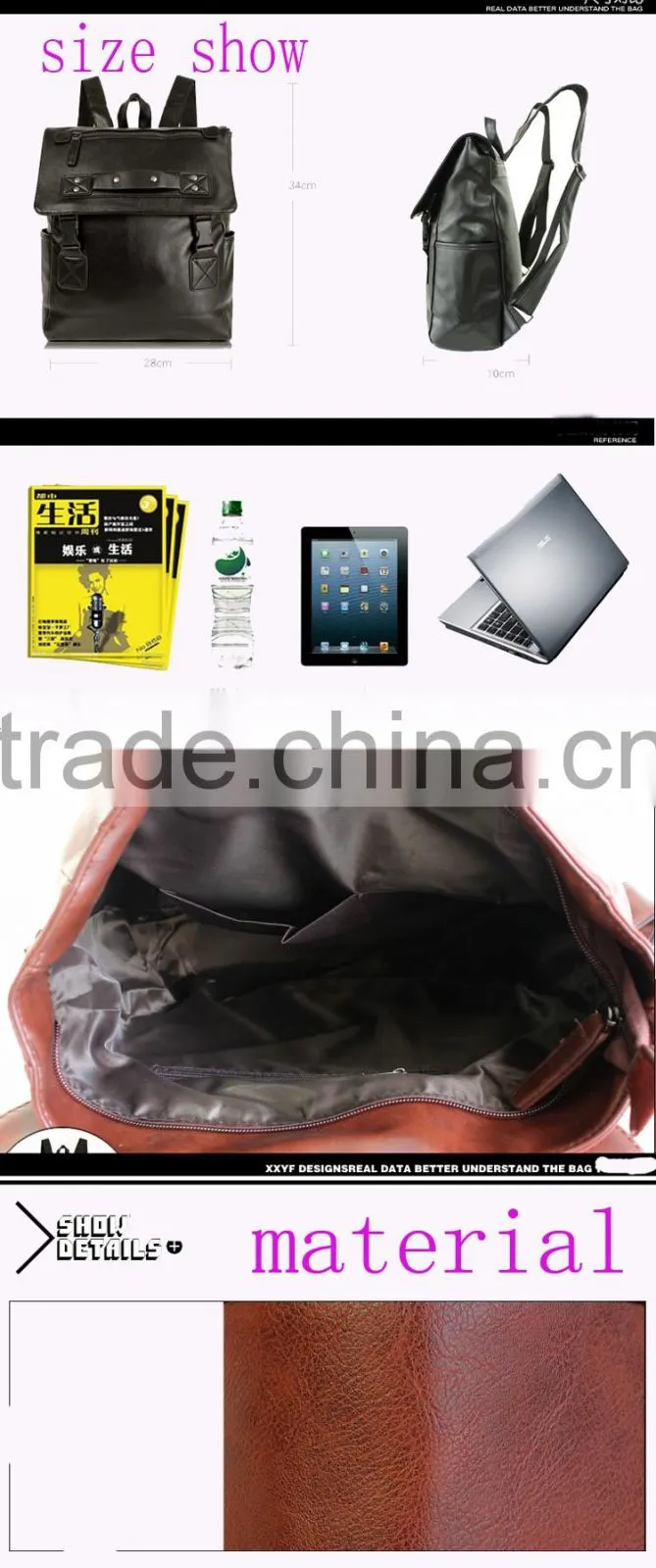 Old style cool element export custom leather backpack bags