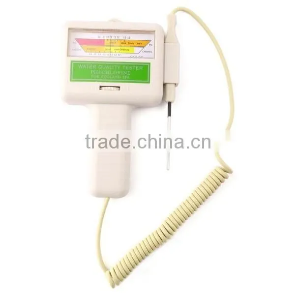 Worldwide Water Quality PH/CL2 Chlorine Tester Level Meter for Swimming Pool Spa