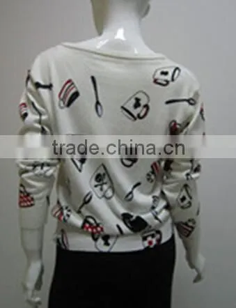 ladies' hot sell knitted sweaters