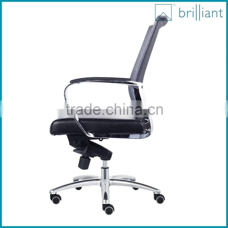 893-1B new business chair Mesh leather Computer Office chair Metal armrest and base without headrest