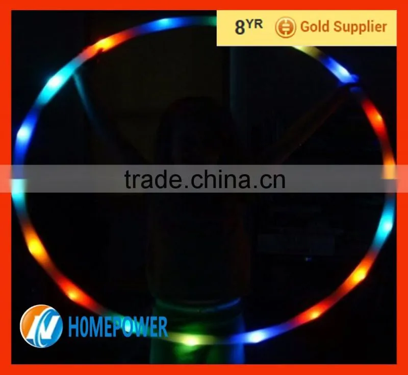 90CM LED Hula Hoop Lights Up Hula Hoops For Health,Gymnastics ring fitness