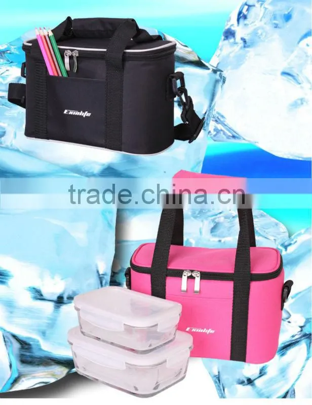 Beautiful wetsuit grade folding promotion neoprene lunch bag lunch sack