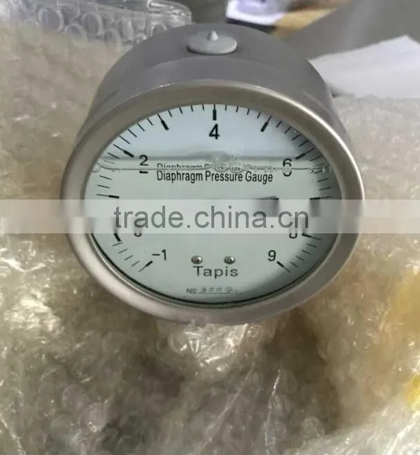 flange type diaphragm pressure gauge
