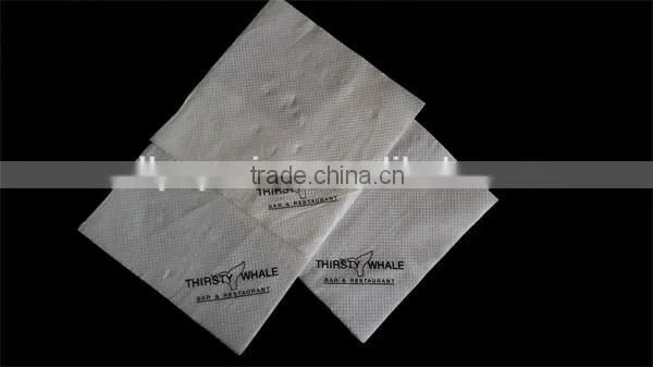 Hot sale 100% vigin wood pulp luncheon/dinner napkins with logo printed