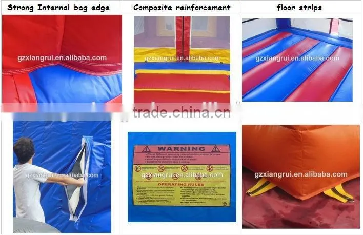 Inflatable Jumping Trampoline Bungee Run