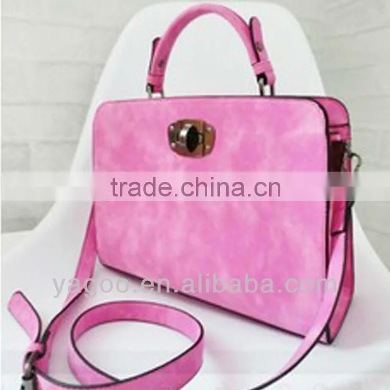 metal lock fashion new style handbag for ladies 2015