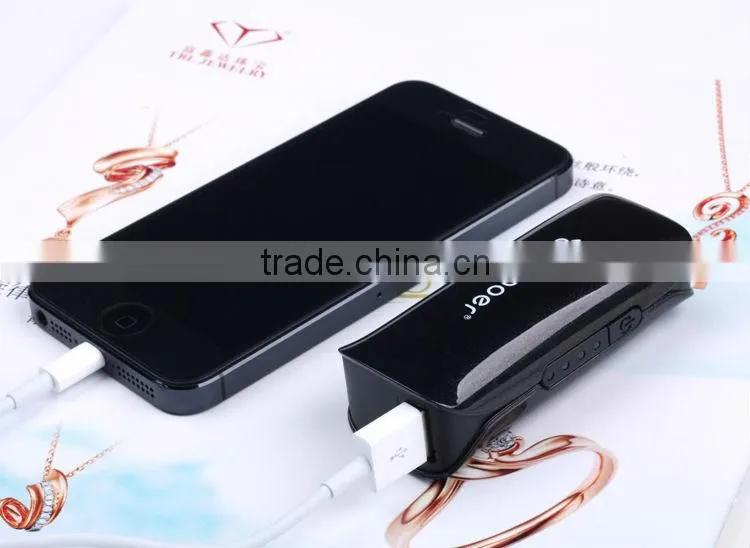 2600mAh hot-selling high brightness led hand lamps portable power bank for iphone