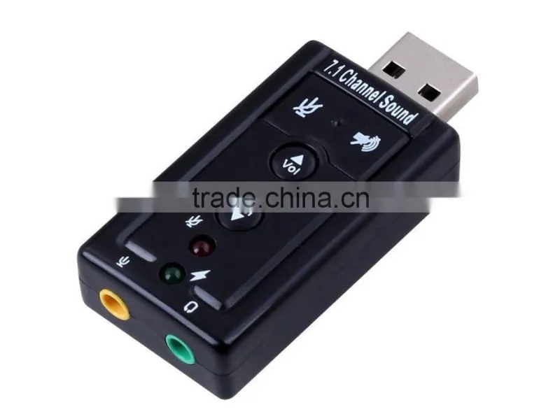 USB Virtual 7.1 Channel External Sound Card Audio Adapter