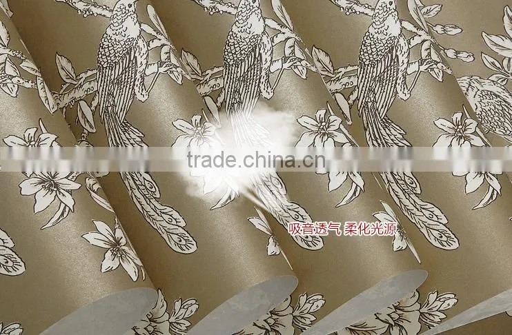 cheap classic china wallpaper home decoration wallpaper for living room