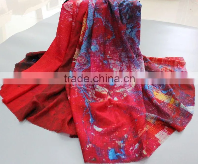 2015 Best Selling Women Wool Scarf Soft Touch Fashionb Shawl Scarf
