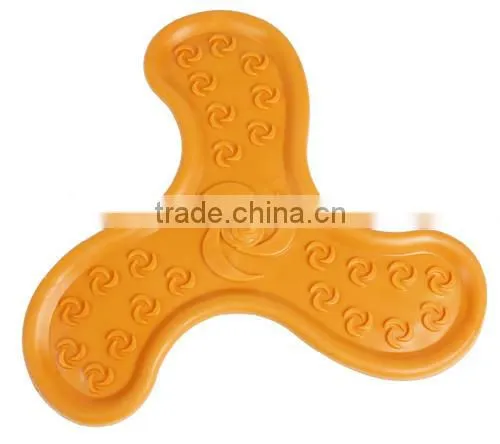 Funny and Cute Dog TPR Frisbee pet training toy dart shape