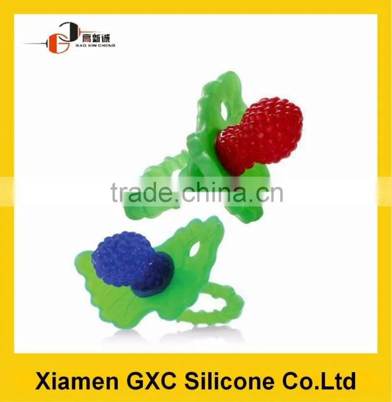 2015 new baby products funny siliocne baby teether bpa free