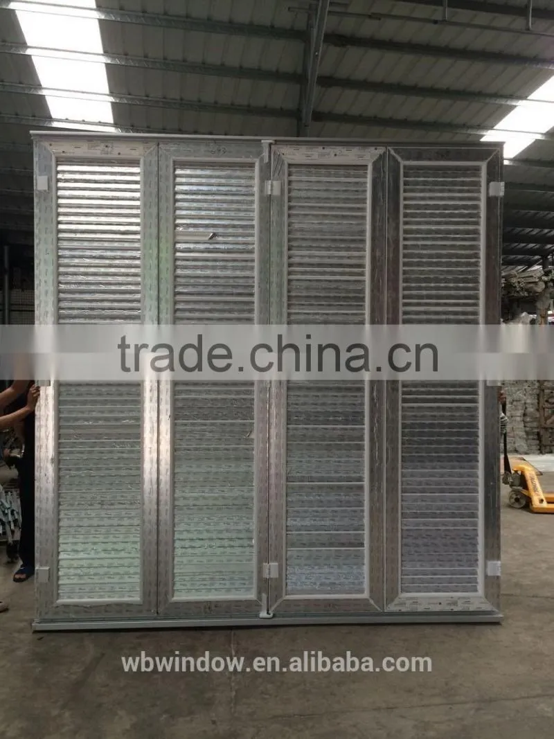 PVC fix blind sliding door,UPVC sliding shutter door