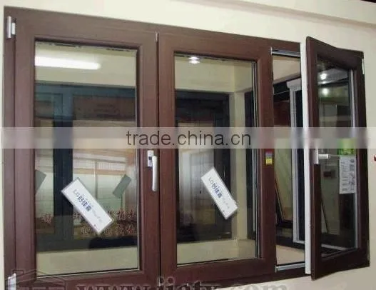 casement pvc window, high quality single pane casement window
