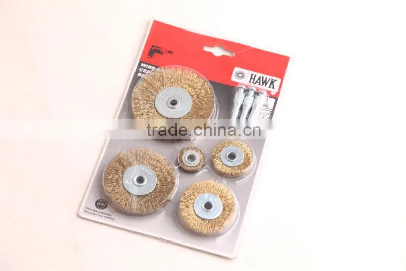DIY wheel brush sets