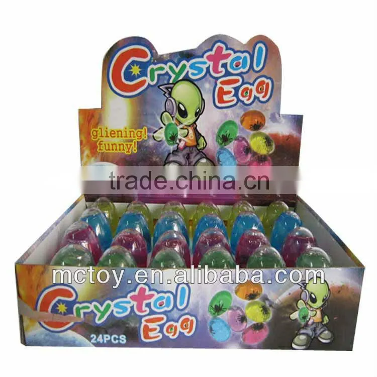 Factory supplier Wholesale Popular Crystal Egg Slime Toy