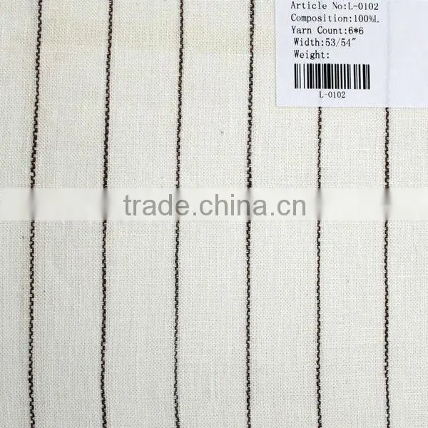 6*6 dobby pure linen fabric