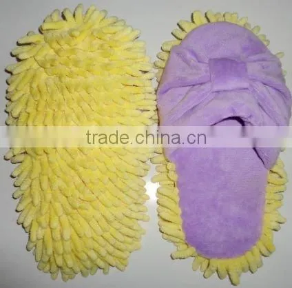 super clean chenille slipper with many colors