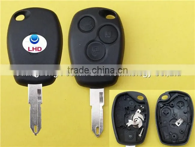 Renault smart remote key shell with 3 buttons