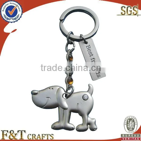 fashion metal leather die cut coach keychain