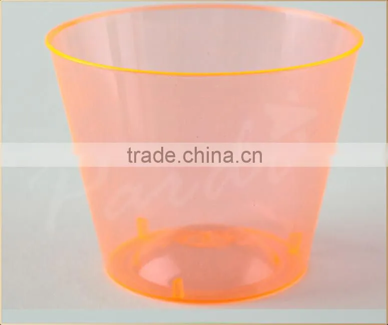 Party 1oz neon disposable plastic shot glasses assoeted colors