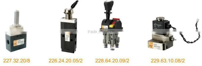 Pneumatic Control Valve for fluids and air