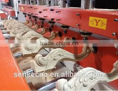 4 axis 3d wood cnc router machine for wood refile stocks