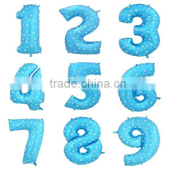 16 '' number balloons pink number foil balloon Wedding &Party Decorate globos
